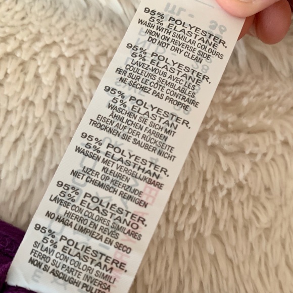 Boohoo off the shoulder petite purple dress - Picture 7 of 7